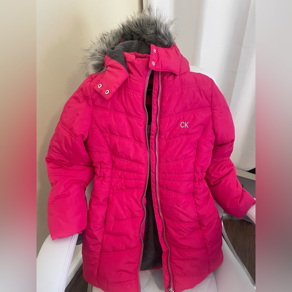 Calvin Klein winter coat with hood brand new with tags